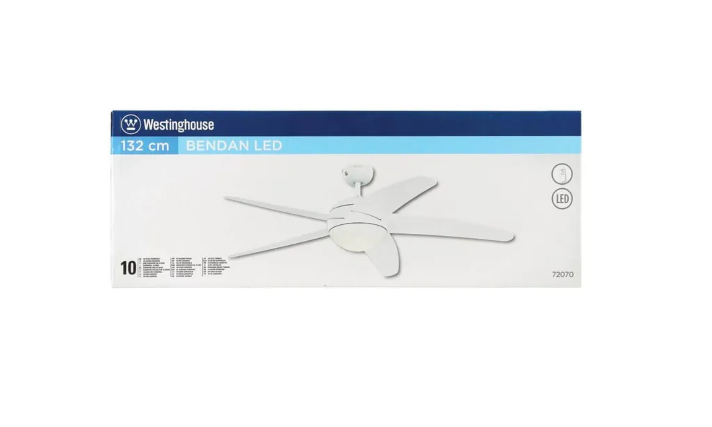 Westinghouse Deckenventilator Bendan LED Weiß Mit Fernbedienung – Bild 5