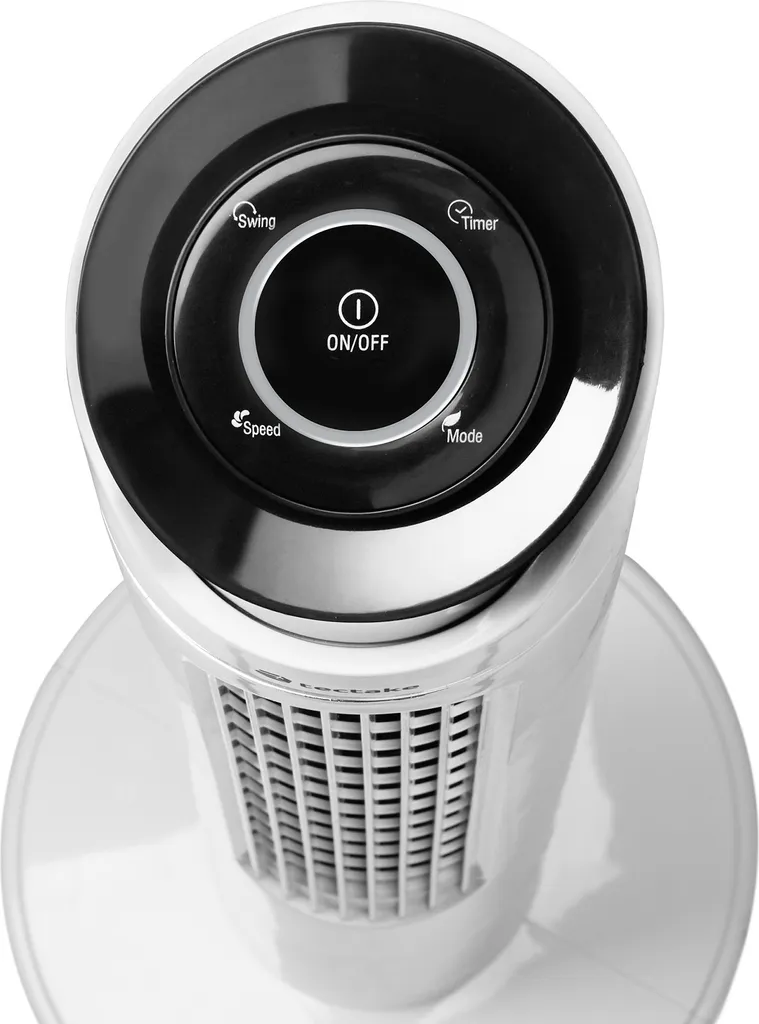 Tectake Turmventilator 110 Cm - Weiß - Image 8