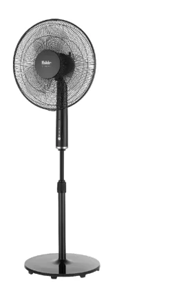 Fakir Standventilator VC 43 SF Schwarz (40 Watt, Fernbedienung, 3 Stufen)