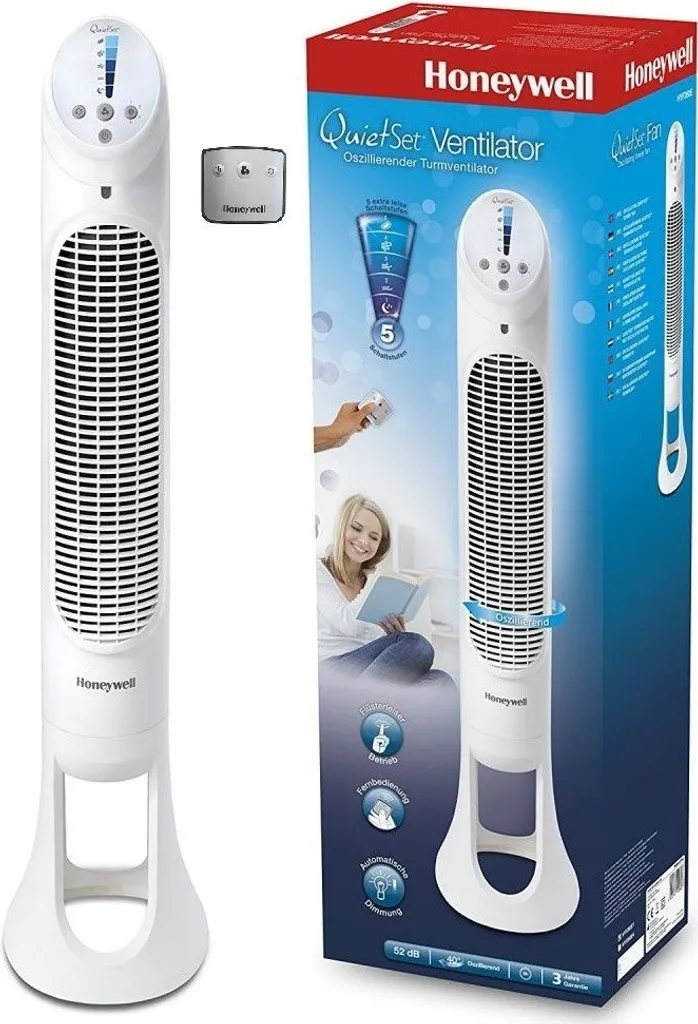 Honeywell Turmventilator HYF260E4 30W Weiß 108421 – Bild 11