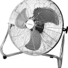 Esperanza Bodenventilator 50 Cm Hochgeschwindigkeits Windmaschine 110 W / 220V Metall Chrome 3 Laufgeschwindigkeiten