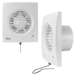 Badlüfter Lüfter Wandlüfter Ventilator WC Bad Leise Ø 100 Mm Zugschalter