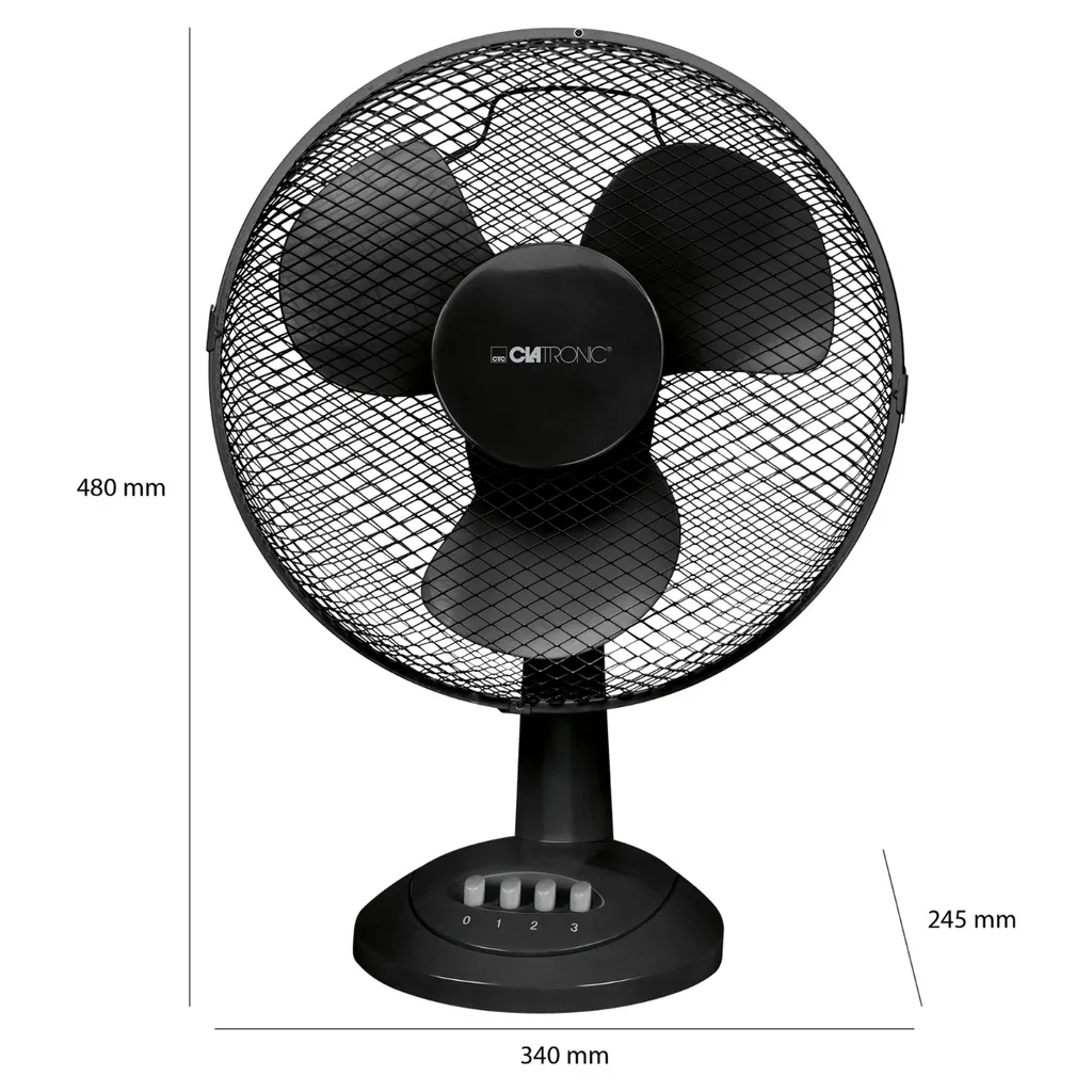 CLATRONIC Tisch-Ventilator VL 3602 Durchmesser: 300 Mm - Image 7