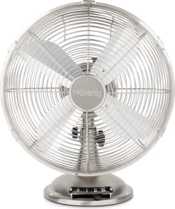 H.Koenig Elektrischer Tischventilator JOE48 30cm Durchmesser