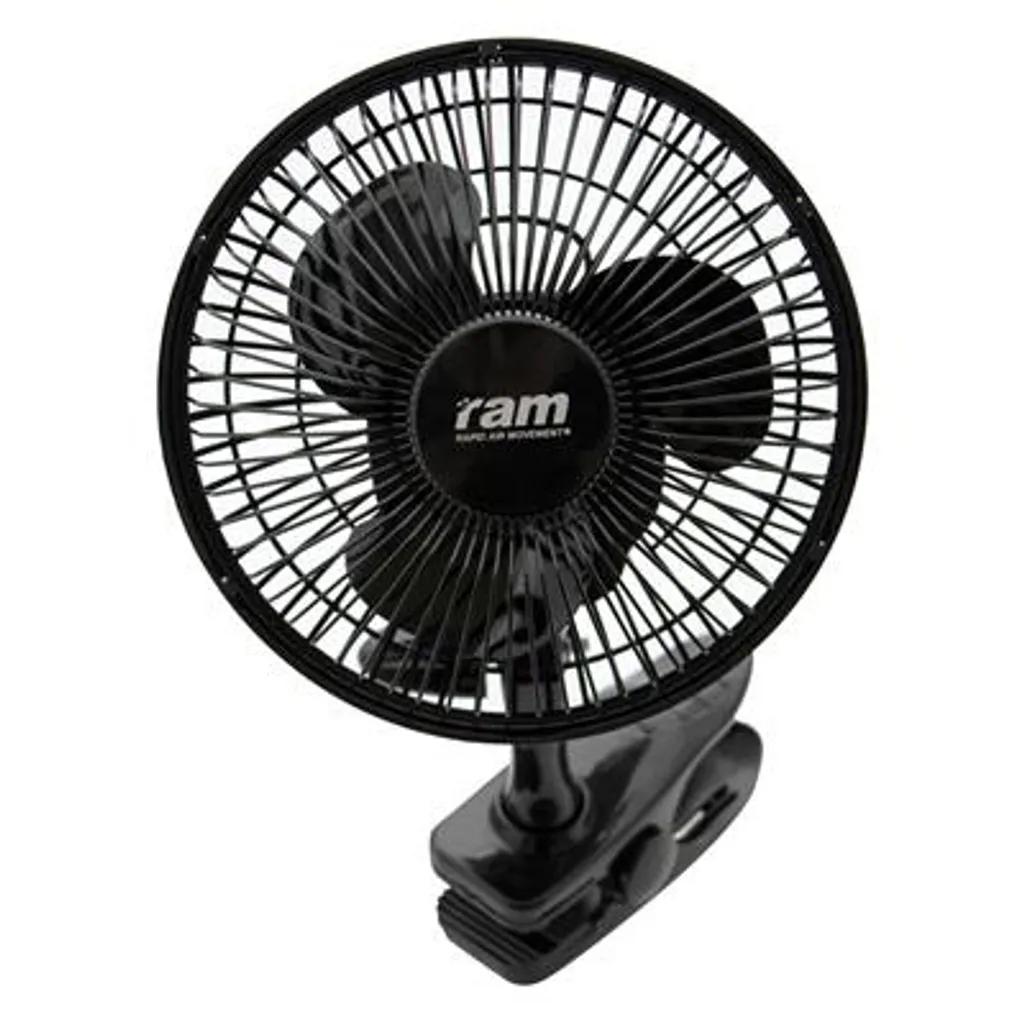 RAM Clip-Ventilator 15W 150mm Schwarz - Image 3