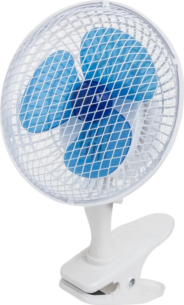 Bestron Tisch- / Clipventilator - Weiß/Blau; ACF15 - Image 2