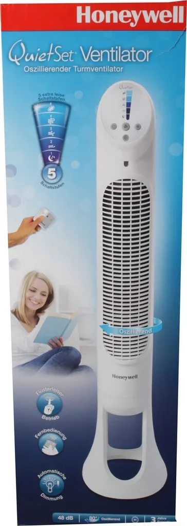 Honeywell Turmventilator HYF260E4 30W Weiß 108421 – Bild 6