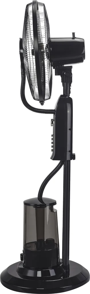 Nebelventilator 75W Mit Wassernebel Mit 3 Geschwindigkeitsstufen Standventilator Ventilator Bodenventilator Luftkühler Oszillierend Schwarz – Bild 5