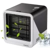 Cool Air Mobiles Klimagerät Verdunstungskühler LED Mini Air Cooler Klimaanlage Klimagerät Luftkühler Befeuchter Ventilator