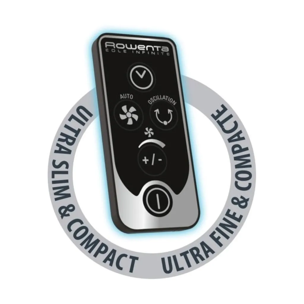 Rowenta VU 6670 F0 Turmventilator Schwarz/silber - Image 5