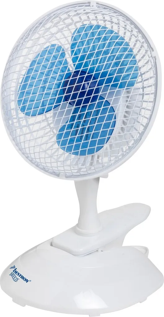 Bestron Tisch- / Clipventilator - Weiß/Blau; ACF15 - Image 3