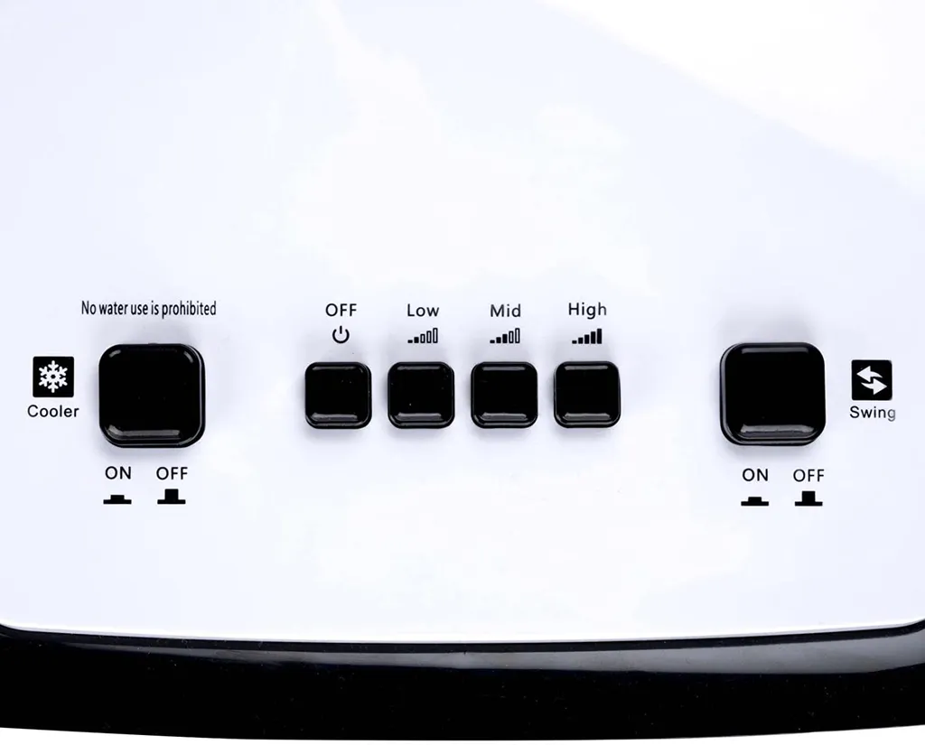 JUNG DAY Mobiles Klimagerät Mit Wasserkühlung Grau/weiss, Mobile Klimaanlage Leise, Kühlender Ventilator Mobil - Image 4