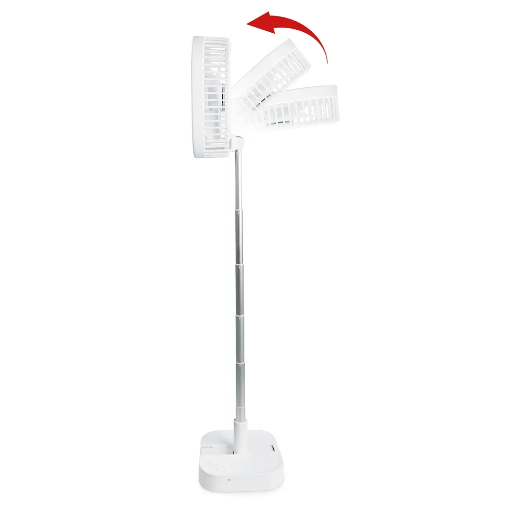 MAXXMEE Akku-Ventilator Klappbar - Für In- Und Outdoor - Weiß MAXXMEE Akku Ventilator Klappbar Outdoor Standventilator Windmaschine Luftkühler - Image 5