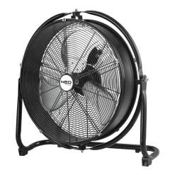 Bodenventilator 100 W | Ø 50cm | 3 Stufen| Aus Verchromten Metall | IP44