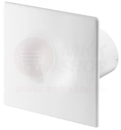 Wohnraumlüfter Lüfter Badlüfter Deckenlüfter Ventilator Badventilator Ø 100 Mm Nachlauf / Timer Hochglanz Weiß