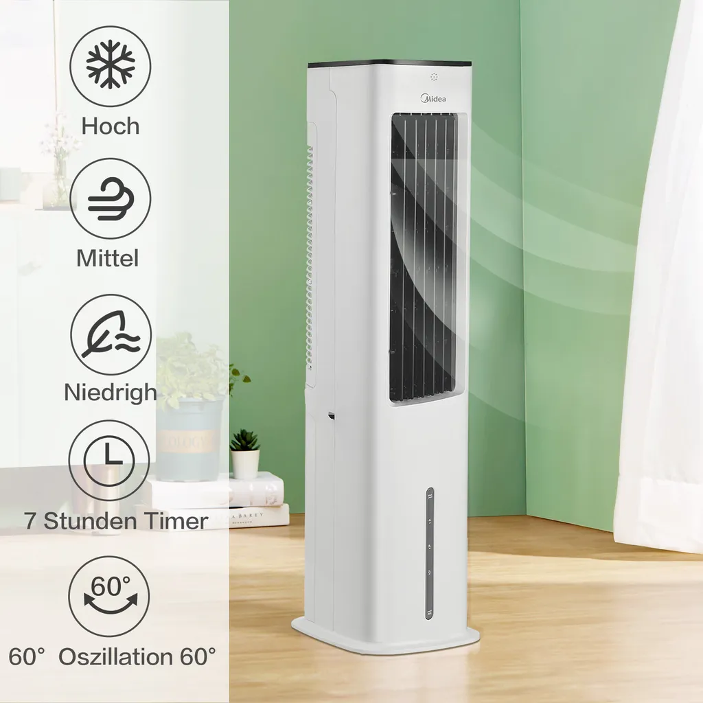 Midea Europe Luftkühler AC100-20ARB Weiss 0MB - Image 3