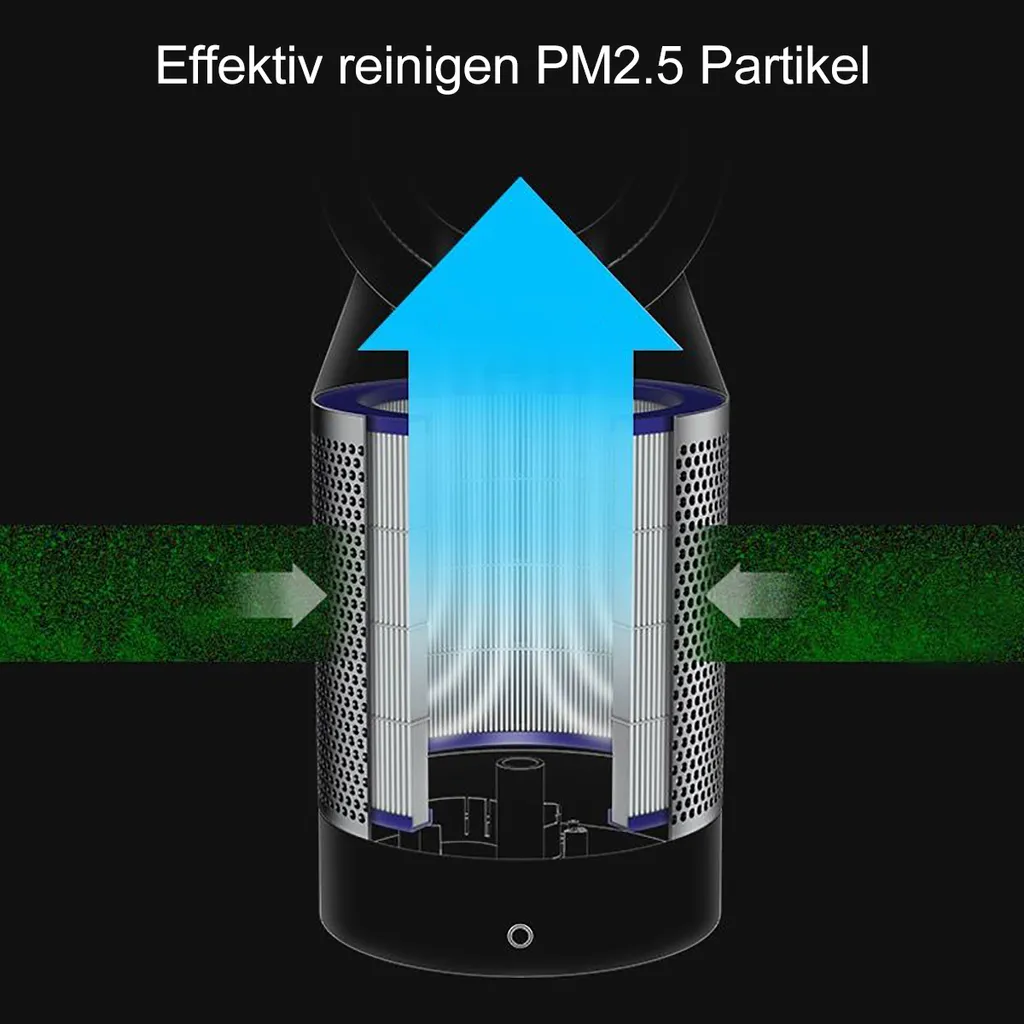 Turmventilator Mit Negativen Ionen,Ventilator Leise,mit Fernbedienung, Ca. 65cm Hoch, Champagnergold - Image 8
