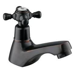 PaulGurkes Kaltwasserhahn Nostalgie Schwarz Retro Standventil