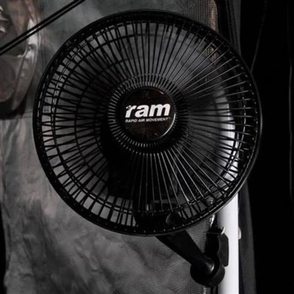 RAM Clip-Ventilator 15W 150mm Schwarz - Image 2