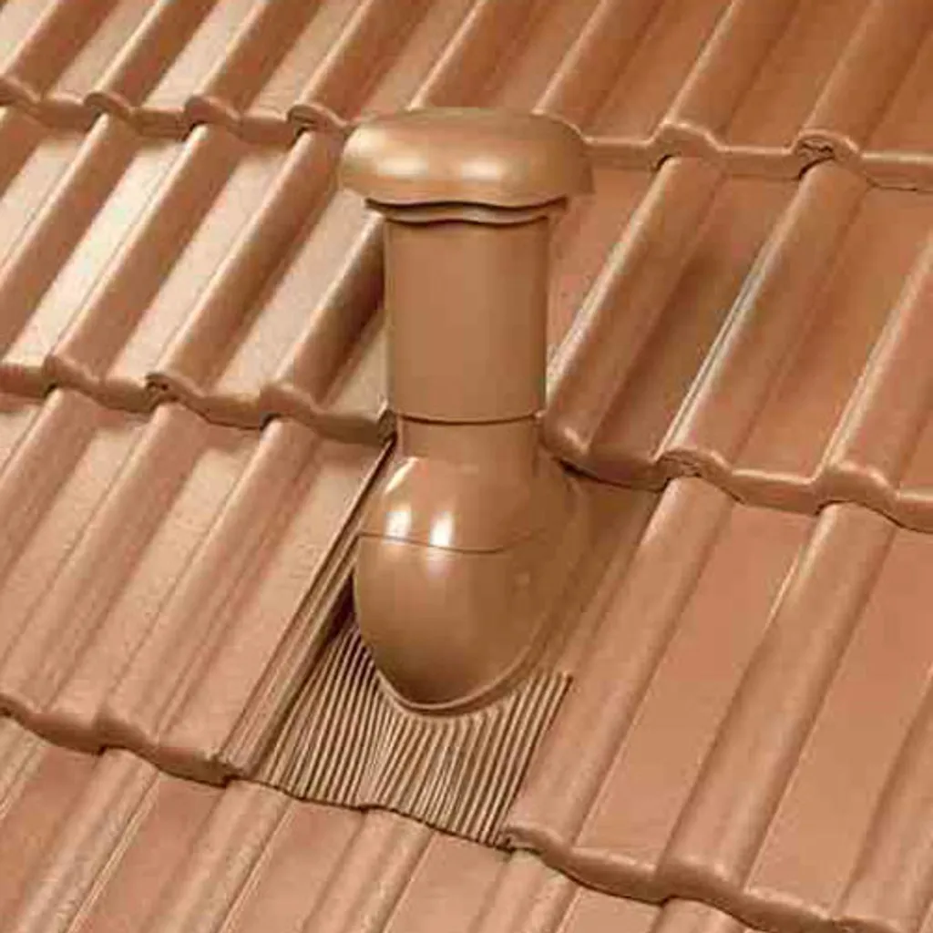 Klöber Entlüfterrohr Belüfterrohr DN100 Lang Anthrazit Grau Dachlüfter – Bild 2