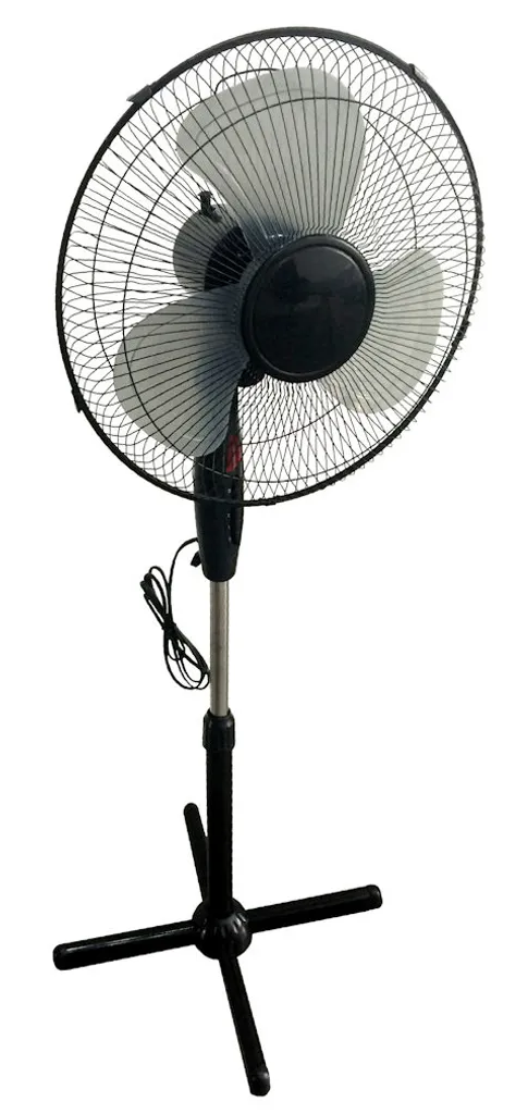 Standventilator Mit Nachtlicht Höhenverstellbar Von Ca. 105 Cm Bis 130 Cm -Durchmesser 40 Cm