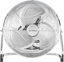 GUTFELS Bodenventilator VB 37058 Ch | Ventilator | Metall | 70 W Leistung | Silber