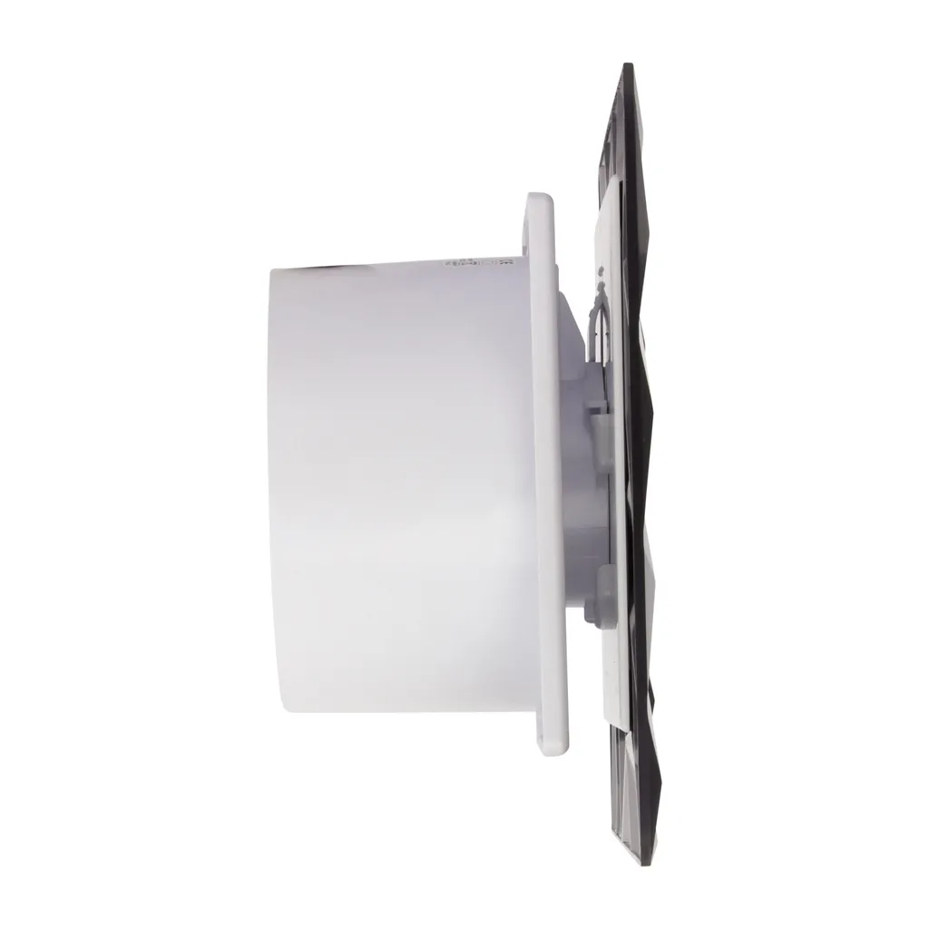 Badlüfter Wohnraumlüfter Badventilator Lüfter Bad Ventilator Badezimmer Wandlüfter Rückstauklappe Belüftung Abluft Zuluft Diamant Panel Anthrazit Ø 100 Mm Standard – Bild 4