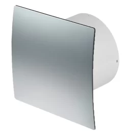 Wohnraumlüfter Lüfter Badlüfter Deckenlüfter Ventilator Badventilator Ø 100 Mm Zugschalter Silber