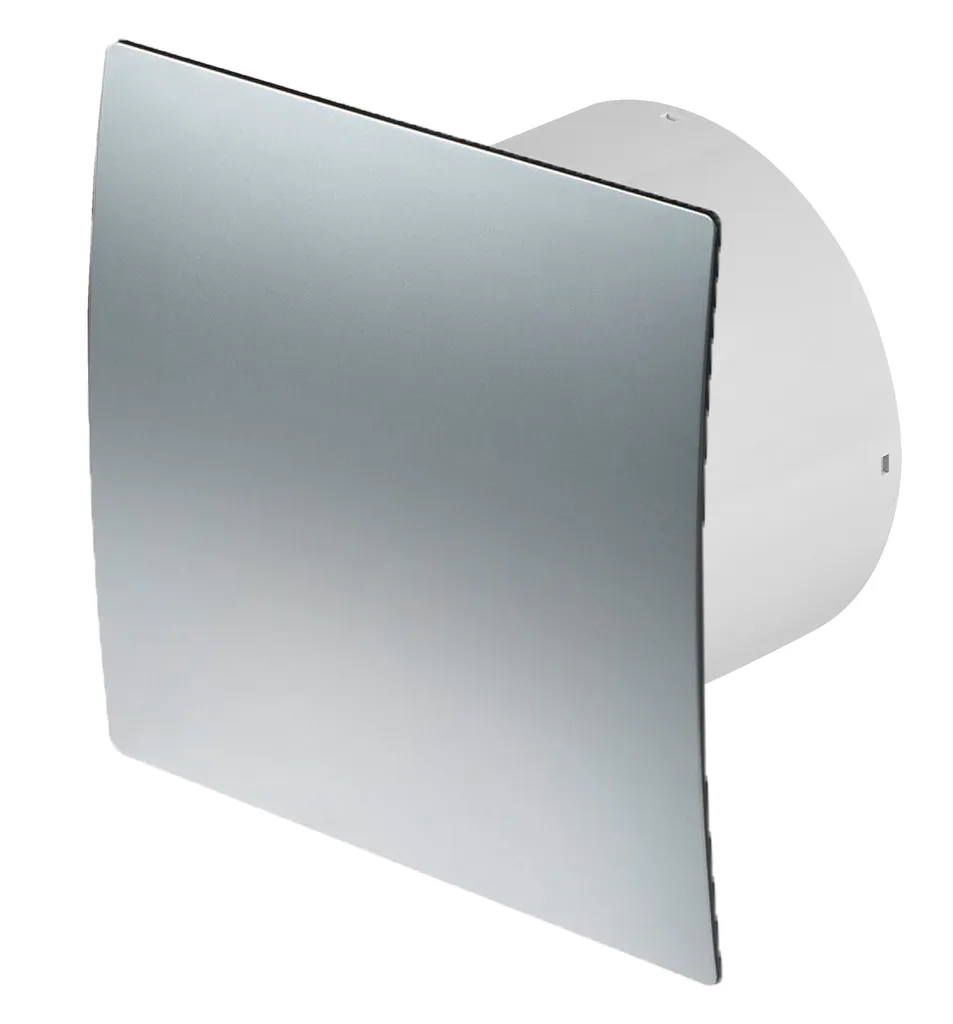 Wohnraumlüfter Lüfter Badlüfter Deckenlüfter Ventilator Badventilator Ø 100 Mm Zugschalter Silber